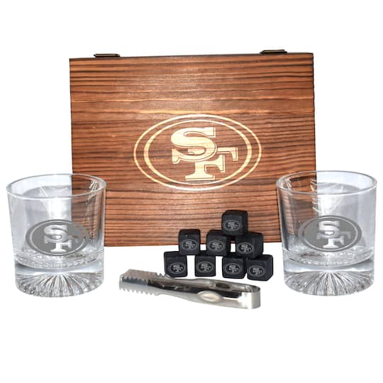 The Memory Company NFL Boxed Drinkware Set with Coasters in San Francisco 49Ers | Michaels®
